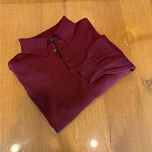 Toscano ~Men's Burgundy Polo Shirt